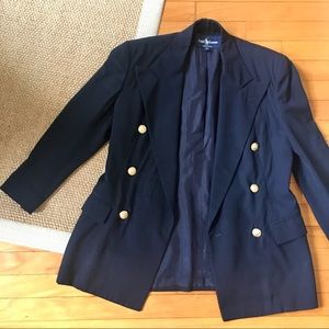 Ralph Lauren Navy Double Breasted Blazer